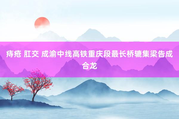 痔疮 肛交 成渝中线高铁重庆段最长桥辘集梁告成合龙