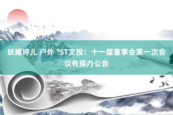 妖媚婷儿 户外 *ST文投：十一届董事会第一次会议有操办公告