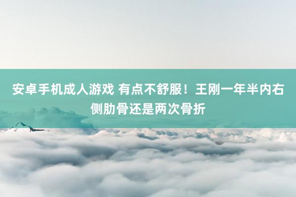 安卓手机成人游戏 有点不舒服！王刚一年半内右侧肋骨还是两次骨折