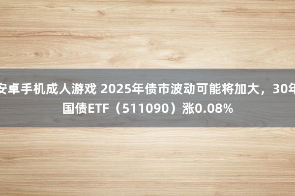 安卓手机成人游戏 2025年债市波动可能将加大，30年国债ETF（511090）涨0.08%