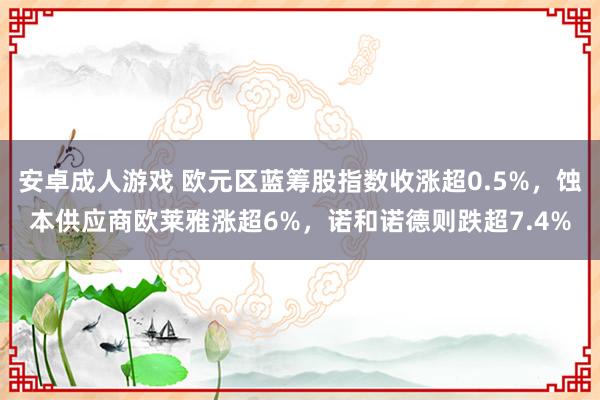安卓成人游戏 欧元区蓝筹股指数收涨超0.5%，蚀本供应商欧莱雅涨超6%，诺和诺德则跌超7.4%